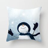 Snowman Christmas Pillow Case