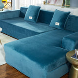 Silver Fox Velvet Living Room