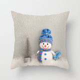Snowman Christmas Pillow Case