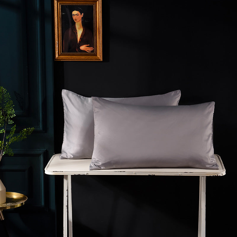 Polychromatic Silk Satin Zipper Pillow Case