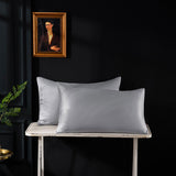 Polychromatic Silk Satin Zipper Pillow Case