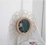 Nadine Rattan Wall Mirror