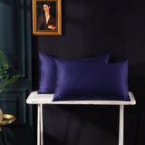 Polychromatic Silk Satin Zipper Pillow Case