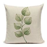 Leaf Hugging Pillow Case Sofa Cushion Napping Pillow Lumbar Cushion Cover Pillow Case Seat Pillow Cover