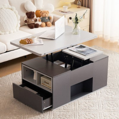 Grey Coffee Table With Storage