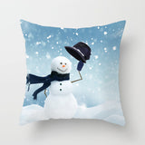 Snowman Christmas Pillow Case