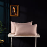 Polychromatic Silk Satin Zipper Pillow Case