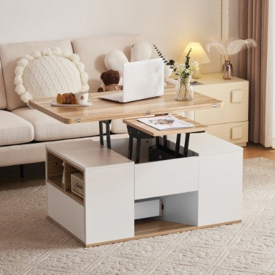 Grey Coffee Table With Storage