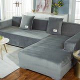 Silver Fox Velvet Living Room