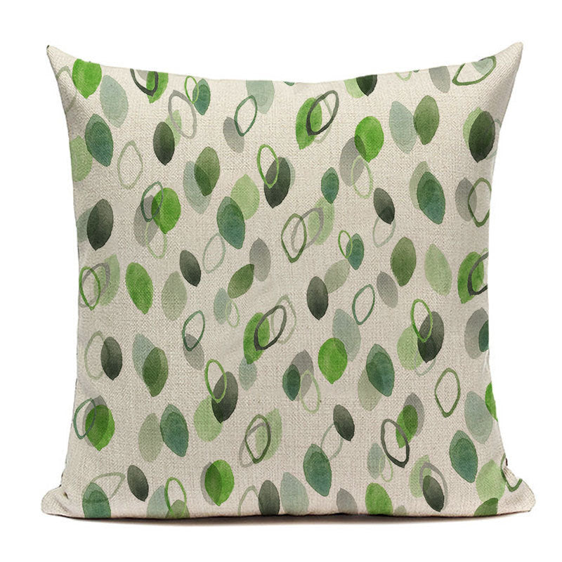 Leaf Hugging Pillow Case Sofa Cushion Napping Pillow Lumbar Cushion Cover Pillow Case Seat Pillow Cover